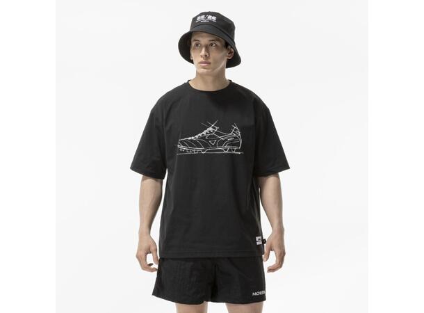 Mo Off Print Tee HS Sort S Eksklusiv Morelia t-skjorte 
