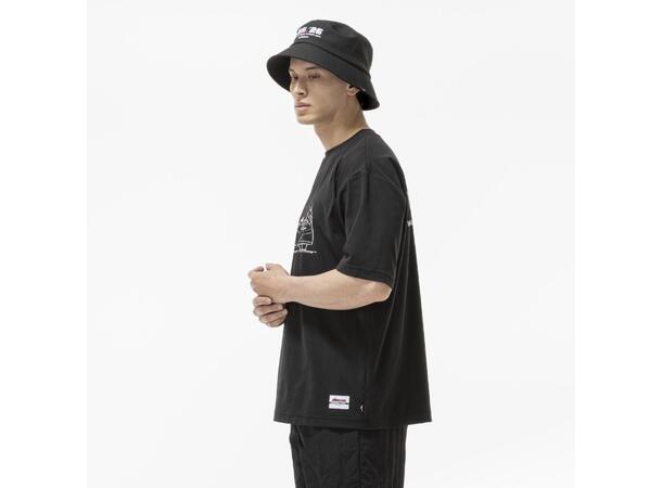 Mo Off Print Tee HS Sort S Eksklusiv Morelia t-skjorte 