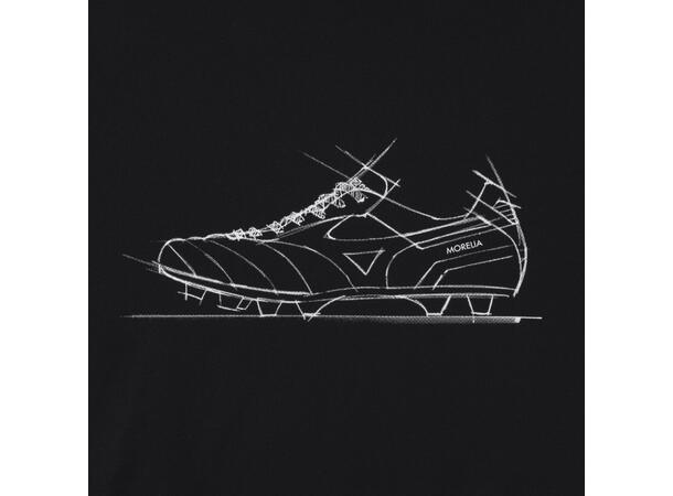 Mo Off Print Tee HS Sort S Eksklusiv Morelia t-skjorte 