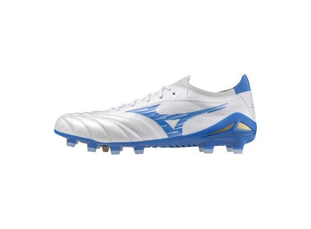 Morelia Neo IV B Elite Hvit/Blå 4 Fotballsko til naturgress 