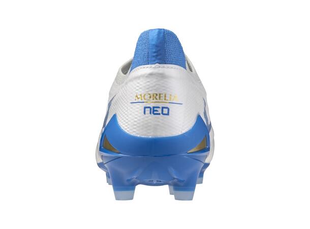 Morelia Neo IV B Elite Hvit/Blå 4 Fotballsko til naturgress 
