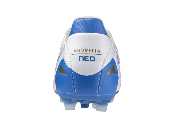Morelia Neo IV Pro AG Hvit/Blå 9,5 Fotballsko til kunstgress og gress 