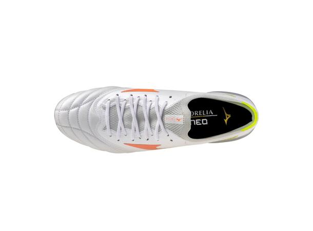 Morelia Neo V ß Elite MIX Hvit/Ora 9 Fotballsko til naturgress 