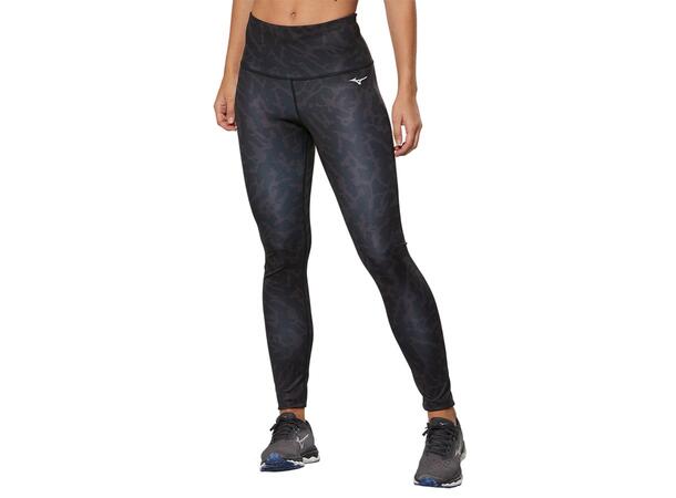 Printed Tight W Sort M Treningstights til dame 