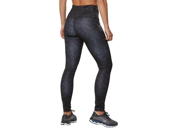 Printed Tight W Sort M Treningstights til dame 
