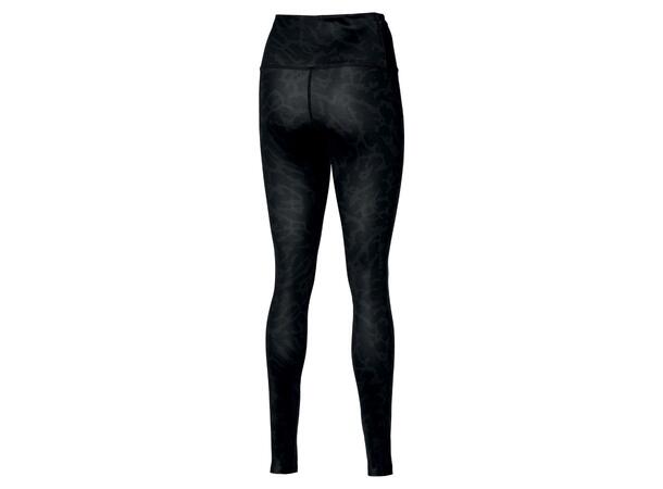 Printed Tight W Sort M Treningstights til dame 