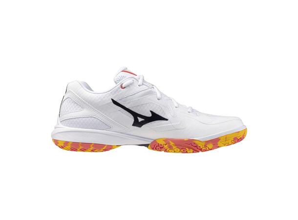 Wave Claw 3 Hvit/Oransje 7,5 Sko til badminton 