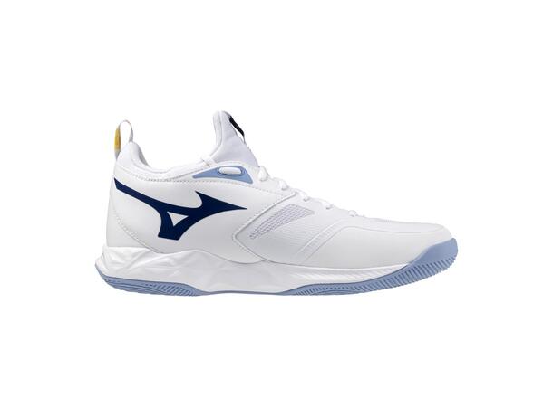 Wave Dimension Hvit/Blå 9,5 Sko til håndball og volleyball 