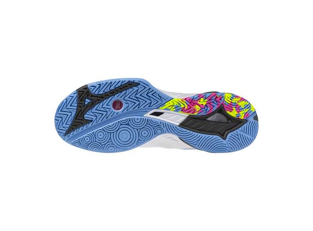 Wave Fang 2 Hvit/Rosa 9,5 Sko til badminton 