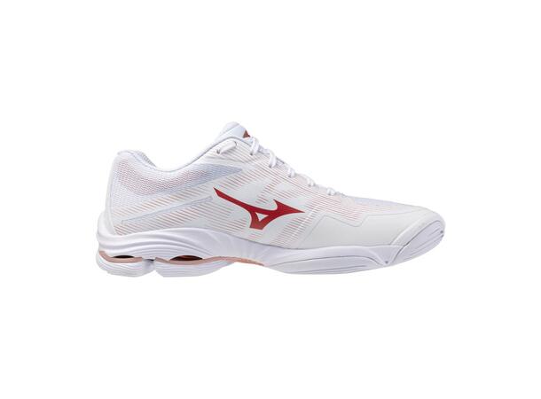 Wave Lightning Pro W Hvit/Rosa 5,5 Innendørssko, håndball og volleyball 