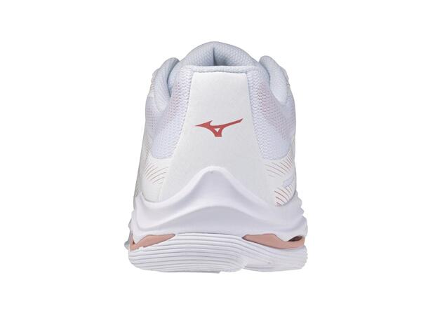 Wave Lightning Pro W Hvit/Rosa 5,5 Innendørssko, håndball og volleyball 