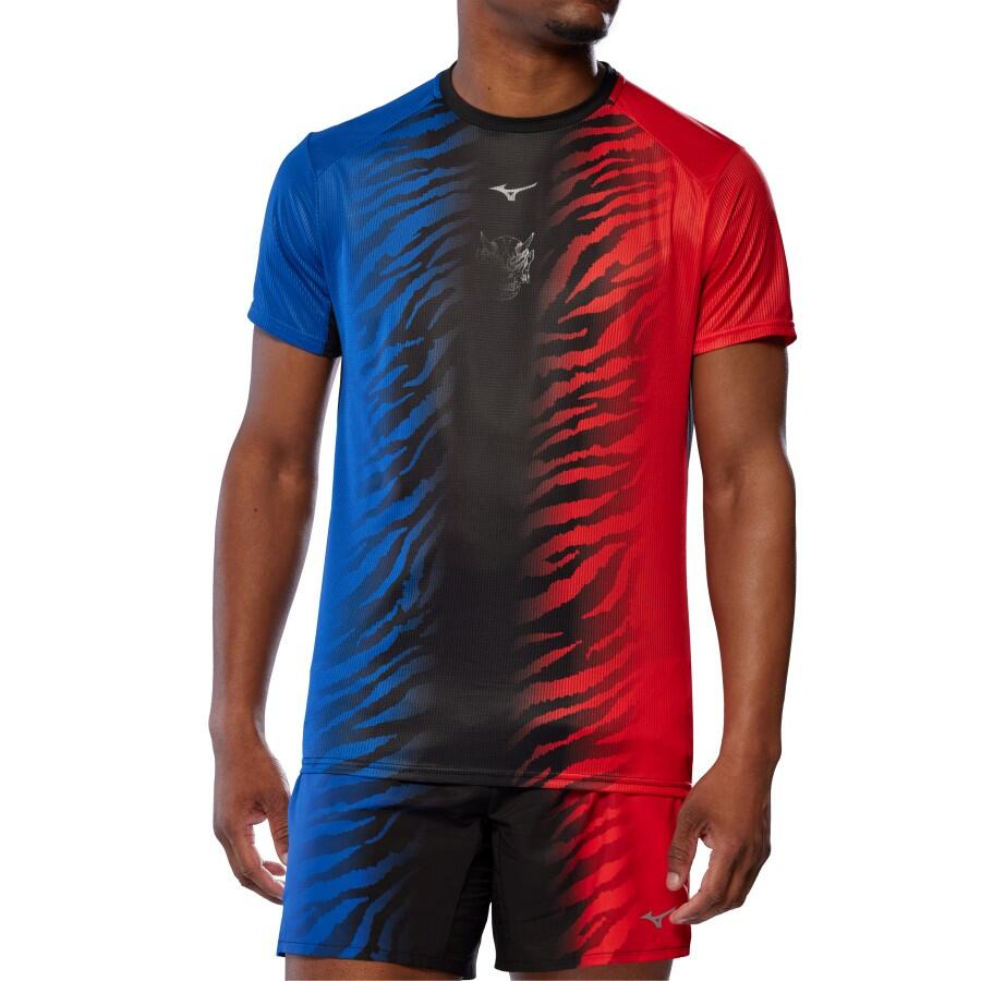 DryAeroFlow Graphic Tee Rød/Blå XXL LIMITED EDITION!