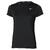 Impulse Core Tee W Sort XS Myk, teknisk T-skjorte til dame 