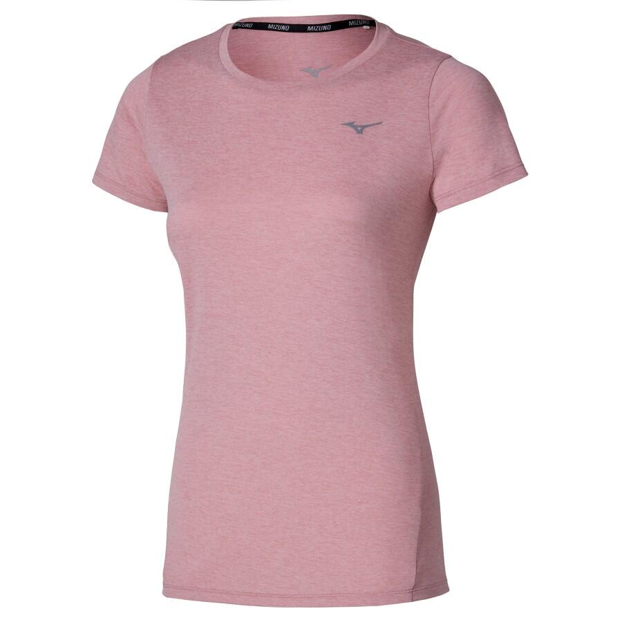 Core Impulse Short Sleeve Tee W Rosa XS Myk, teknisk t-skjorte til trening