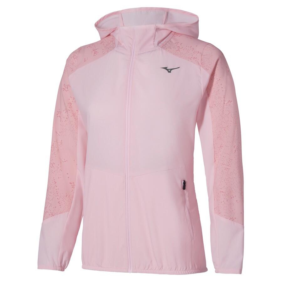 Active Alpha Hooded Jacket W Rosa XS Løpejakke til høst og vinter
