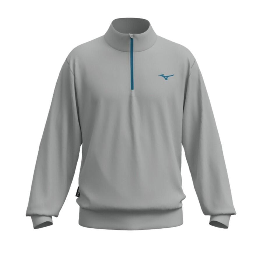 Athleticwear 1/4 Zip Top Gråblå S