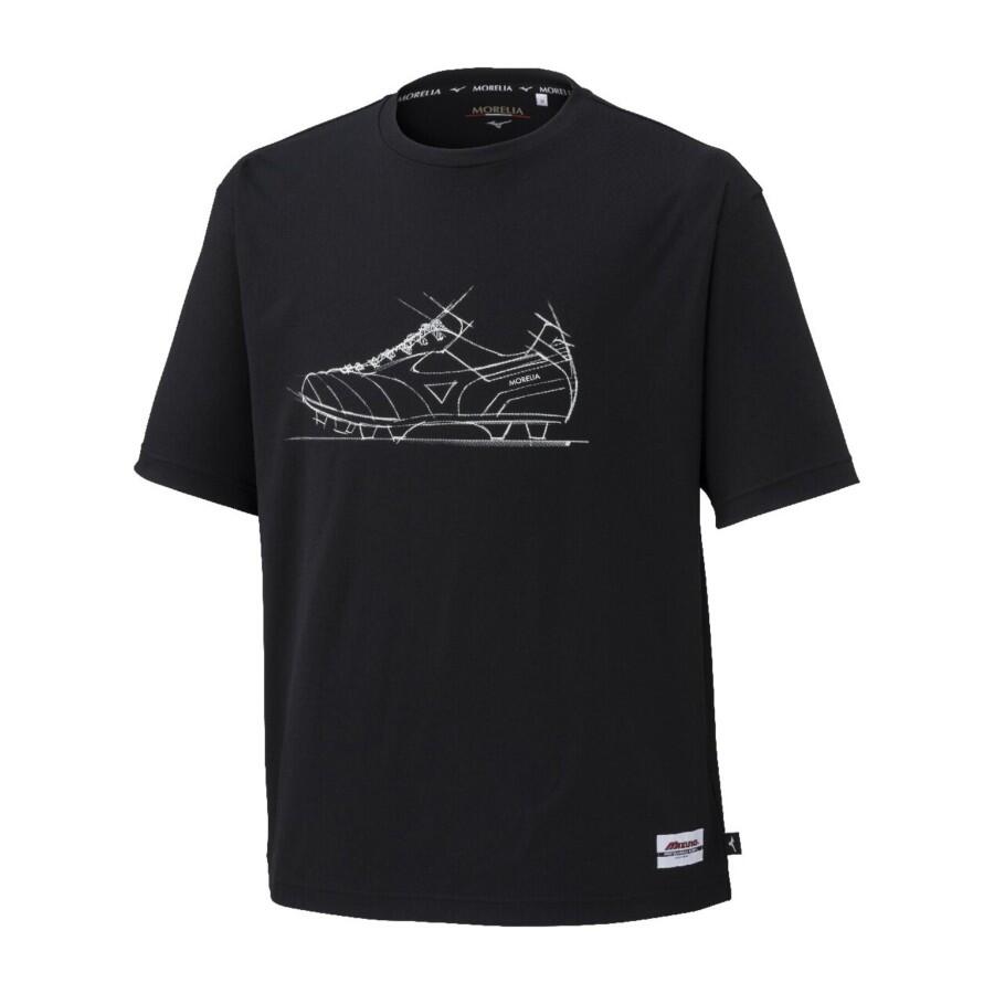 Mo Off Print Tee HS Sort S Eksklusiv Morelia t-skjorte