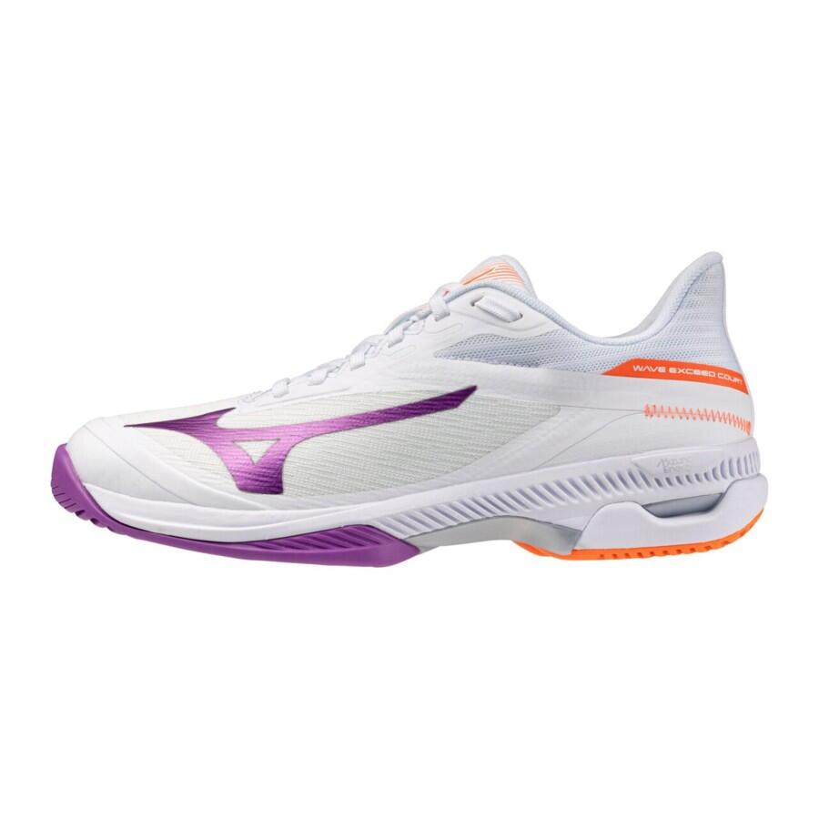 Wave Exceed Court AC W Hvit/Lilla