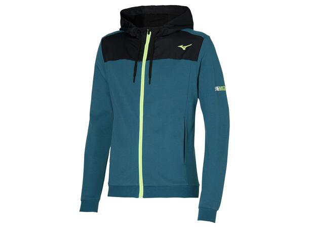 Athletic Sweat Jacket Blågrønn XL Hettejakke i bomullsblanding