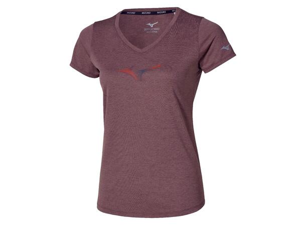 Core Runbird Short Sleeve W Mørklilla M T-skjorte til trening 