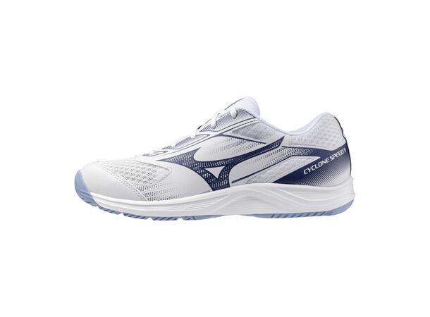 Cyclone Speed 5 Hvit/Blå 9,5 Innendørssko for nybegynnere 