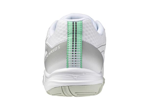 Cyclone Speed 5 Hvit/Sort 7,5 Innendørssko for nybegynnere 