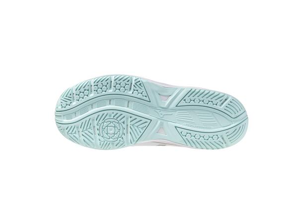 Cyclone Speed 5 W Hvit/Turkis 5 Innendørssko for nybegynnere 