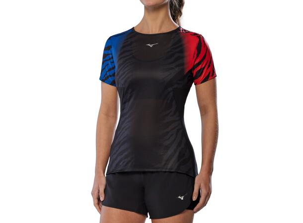 DryAeroFlow Graphic Tee W Sort/Blå/Rød S LIMITED EDITION! 