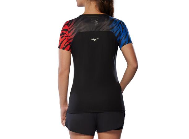 DryAeroFlow Graphic Tee W Sort/Blå/Rød S LIMITED EDITION! 