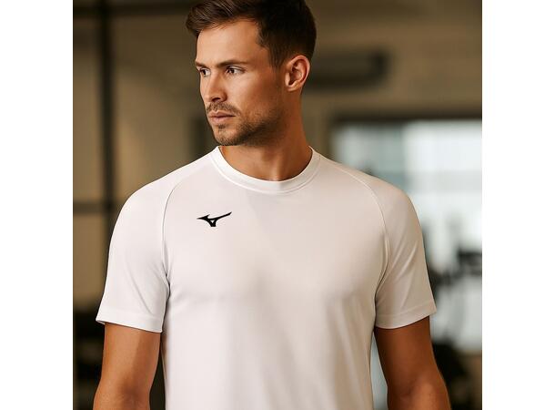 Men Core SS Tee Hvit M Teknisk T-skjorte til trening 