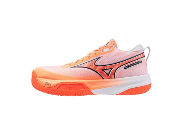 Mizuno Neo Jump Rosa/Oransje 10 Volleyballsko for høyere hopp, unisex 