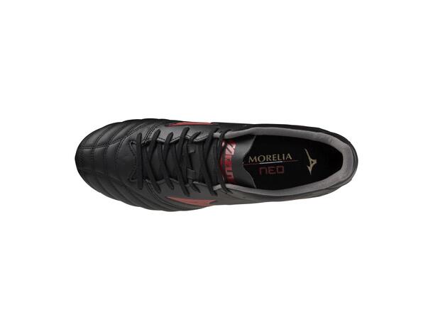Morelia Neo IV Pro Sort/Rød 7,5 Premium fotballsko 