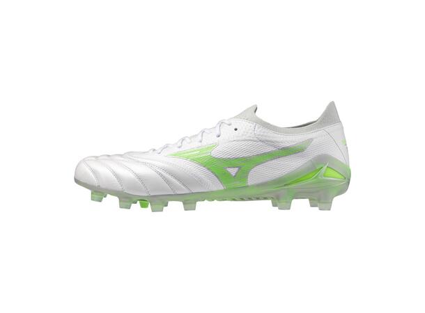 Morelia Neo IV ß Elite Hvit/Grønn 6,5 Ultralett fotballsko til gress 
