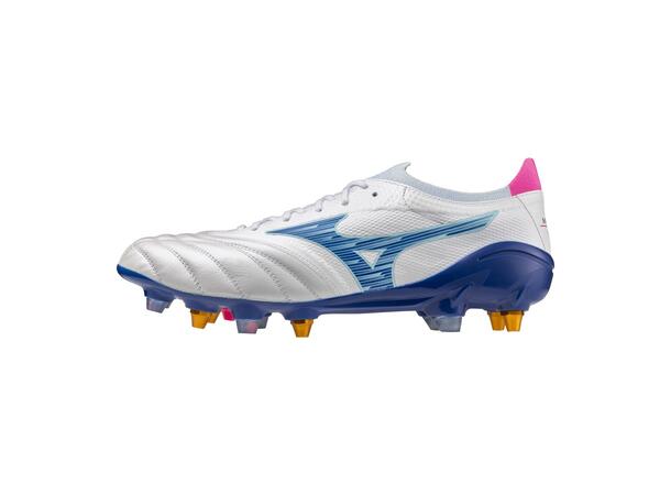 Morelia Neo IV ß Elite MIX Hvit/Rosa 7,5 Fotballsko til naturgress 
