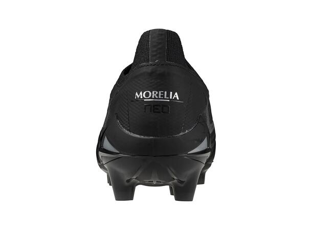 Morelia  Neo IV ß Elite Sort/Sølv 9 Fotballsko til naturgress 