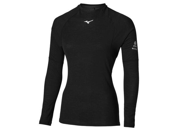 Premium Merino Wool Crew Neck W Sort XS Innerste lag trøye dame 