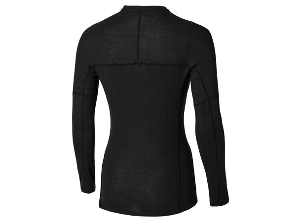 Premium Merino Wool Crew Neck W Sort XS Innerste lag trøye dame 