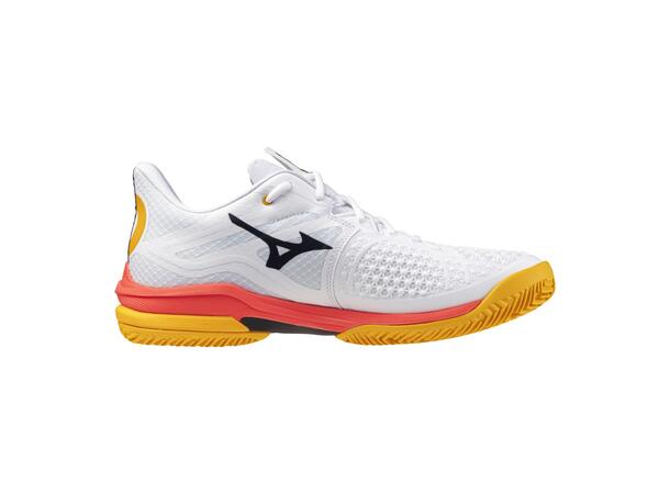Wave Exceed Tour 6 CC Hvit/Korall 10 Sko til padel og tennis 