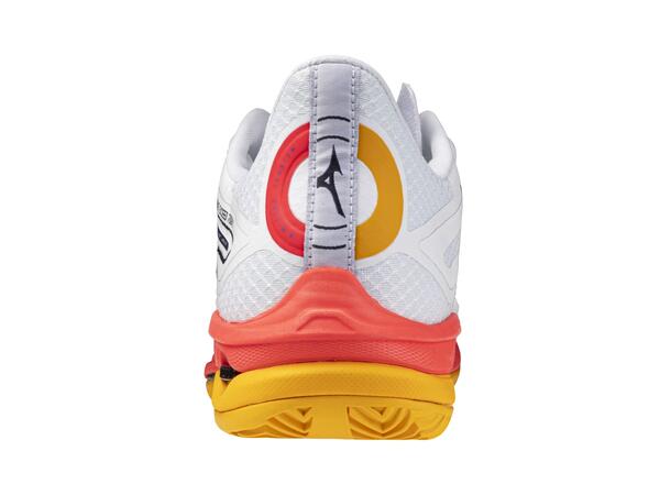 Wave Exceed Tour 6 CC Hvit/Korall 10 Sko til padel og tennis 