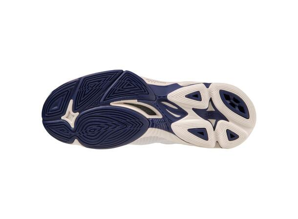 Wave Lightning Z7 MID Hvit/Blå 5 Lett og stabil innendørssko 