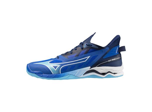 Wave Mirage 5 Blå/Hvit 9,5 Toppmodell til håndballspilleren 