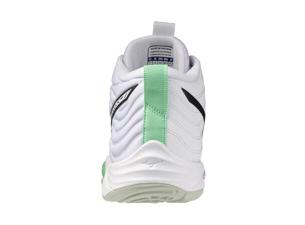 Wave Momentum Elite Mid Hvit/Sort 8 Innendørssko, mid-cut 