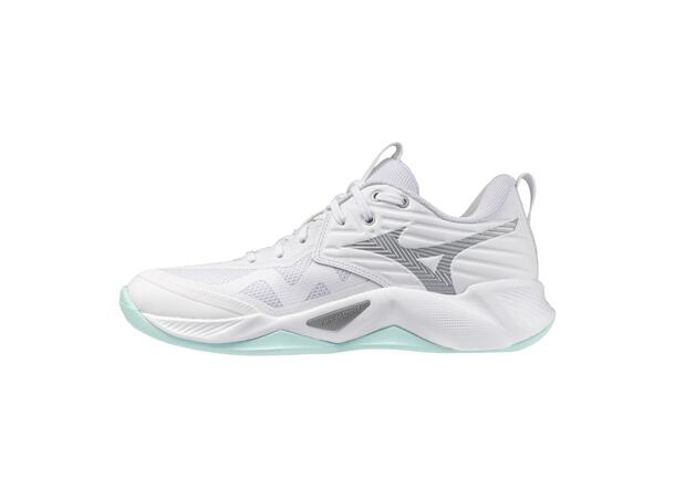 Wave Momentum Pro W Hvit/Blå 6,5 Innendørssko dame 