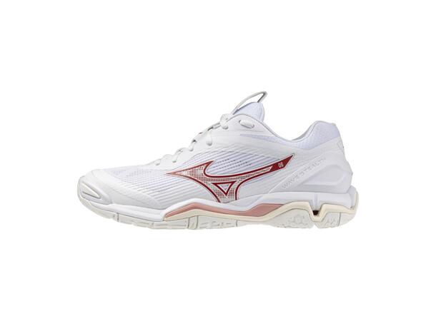 Wave Stealth 6 W Hvit/Rosa 3,5 Populær innendørssko 