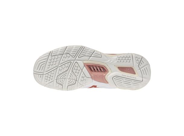 Wave Stealth 6 W Hvit/Rosa 3,5 Populær innendørssko 
