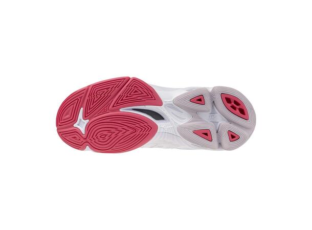 Wave Voltage 2 W Hvit/Lilla 5,5 Sko til håndball og volleyball 