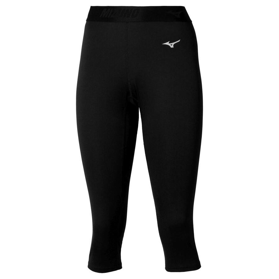 Mid Weight 3/4 Tights W Sort XS Treningstights vinter, 3/4 lengde