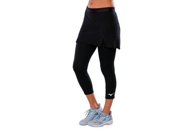 2in1 Skirt W Sort XL Tennisskjørt med tights 