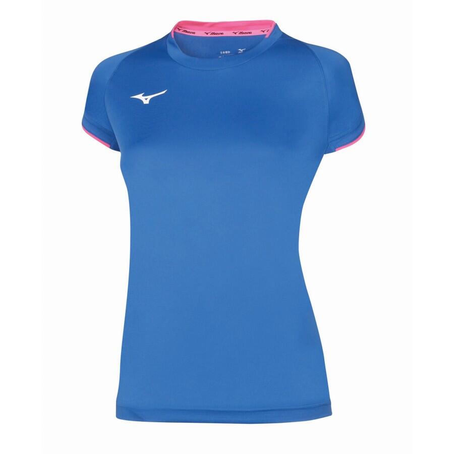 Core SS Tee W Blå/Rosa XS Teknisk T-skjorte til dame