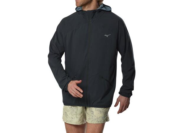 Active Alpha Hooded Jacket Sort XS Lett og komfortabel løpejakke 